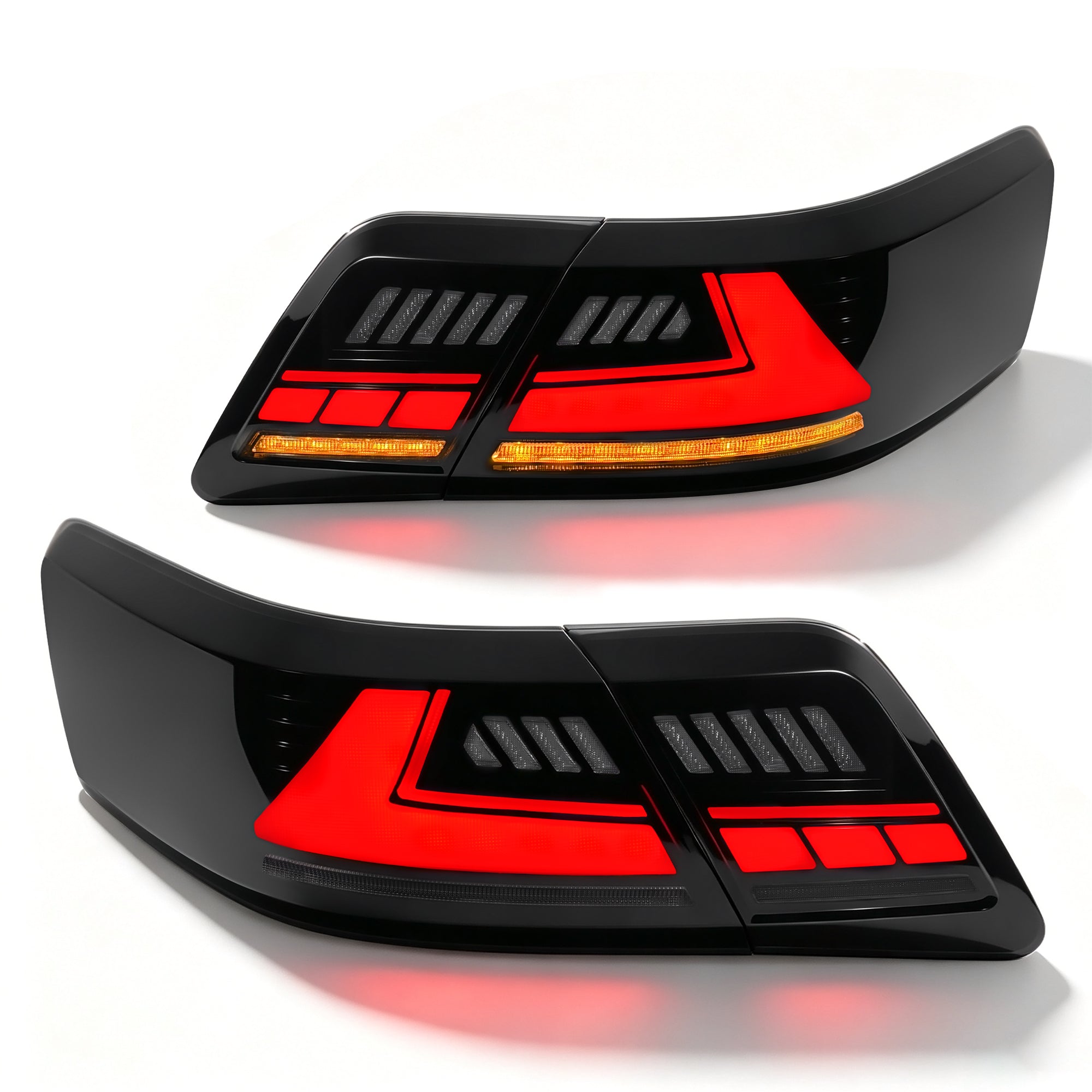 Animated Sequential LED Tail Lights for 2007-2011 Toyota Camry OEM Style Waterproof Plug & Play 1 Pair