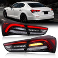 LED Tail Lights with Integrated Rear Fog Light for 2018-2022 Maserati Ghibli Waterproof Plug & Play 1 Pair