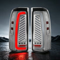 Sequential LED Tail Lights with Startup Animation for 1999-2006 GMC Sierra & 1999-2002 Chevy Silverado Clear Lens Plug & Play