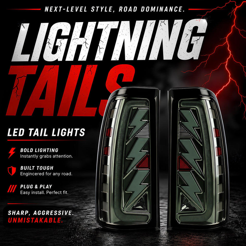 Sequential LED Tail Light for 1999–2002 Chevy Silverado & 1999–2006 GMC Sierra