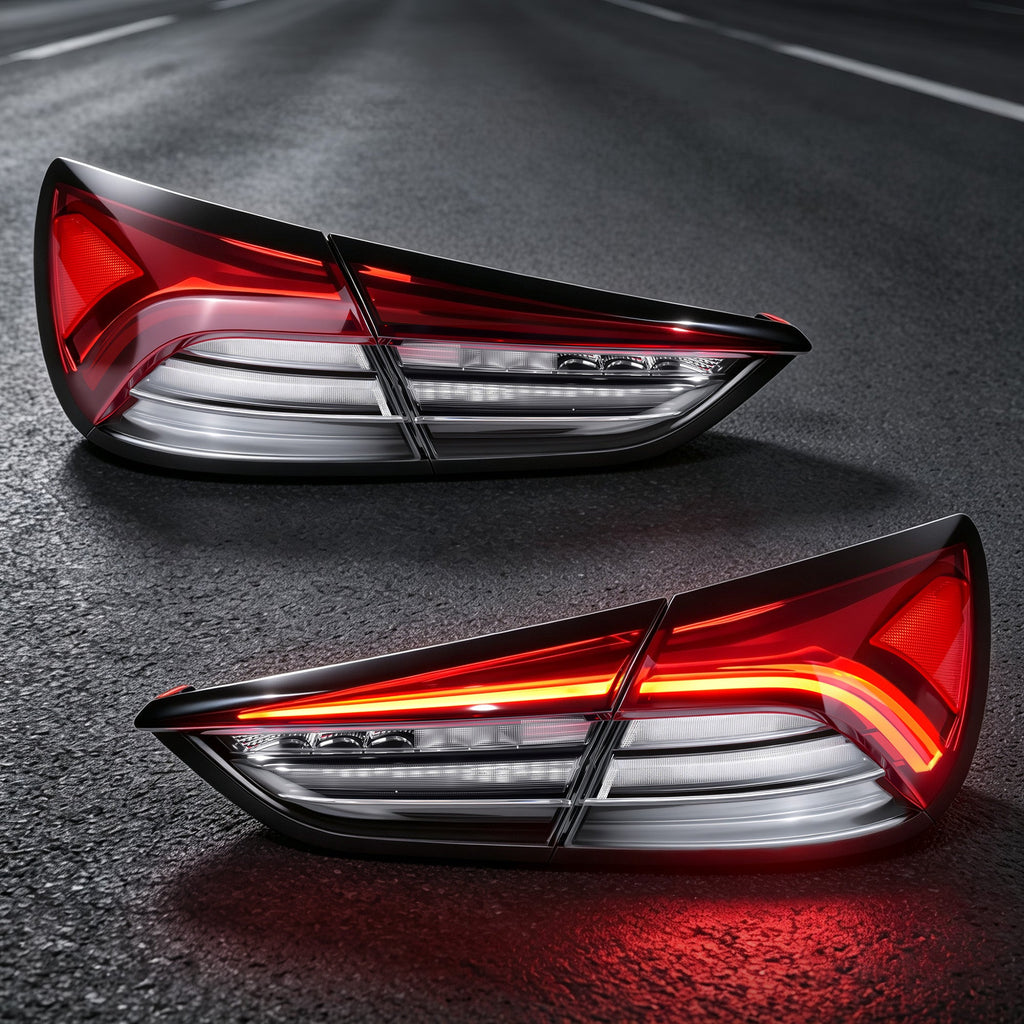 Sequential LED Tail Lights with Rear Fog Light for 2017-2022 Maserati Quattroporte Waterproof Plug & Play  1 Pair