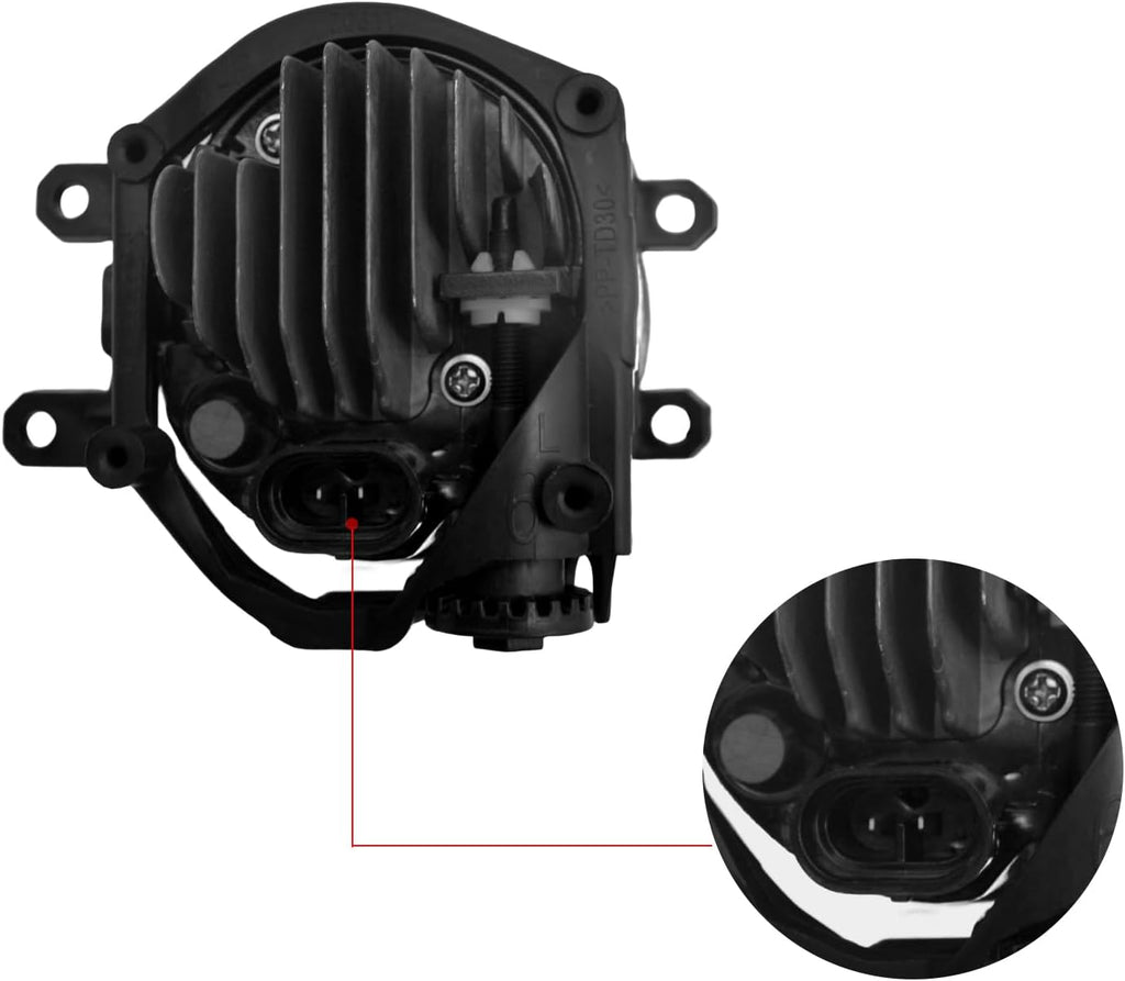 OKSIWA LED Fog Lights Compatible With 2014-2016 Toyota Corolla S/SE with Wiring Harness & Switch, Front Bumper Lamp