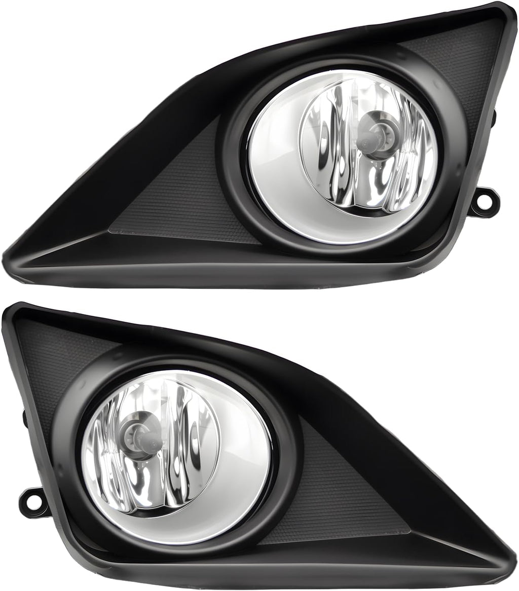 OKSIWA Fog Lights Compatible with 2008-2010 Toyota Corolla Bumper Driving Fog Lamps Assemblies with Switch and Wiring Harness