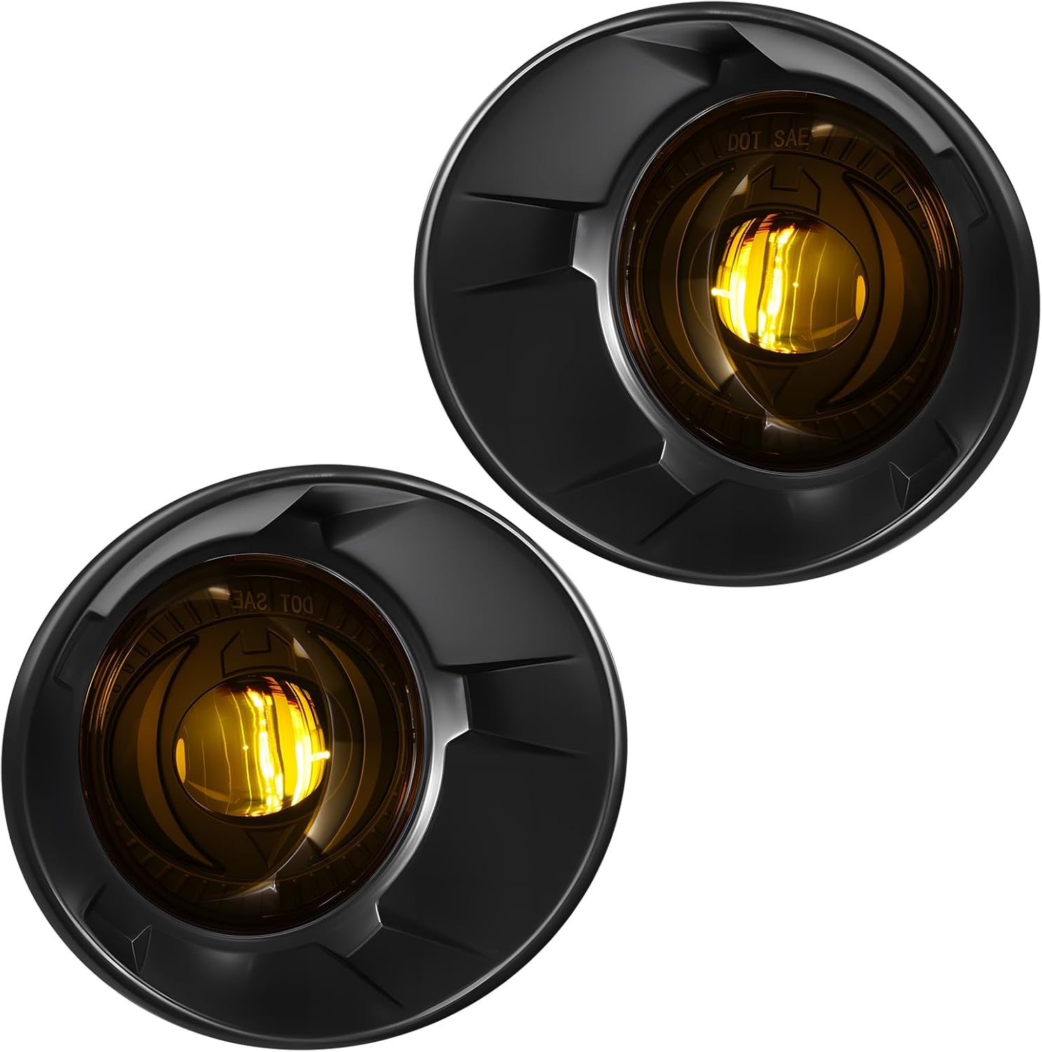 DOT Compliant Yellow LED Fog Lights for 2010-2013 Chevy Camaro Plug & Play