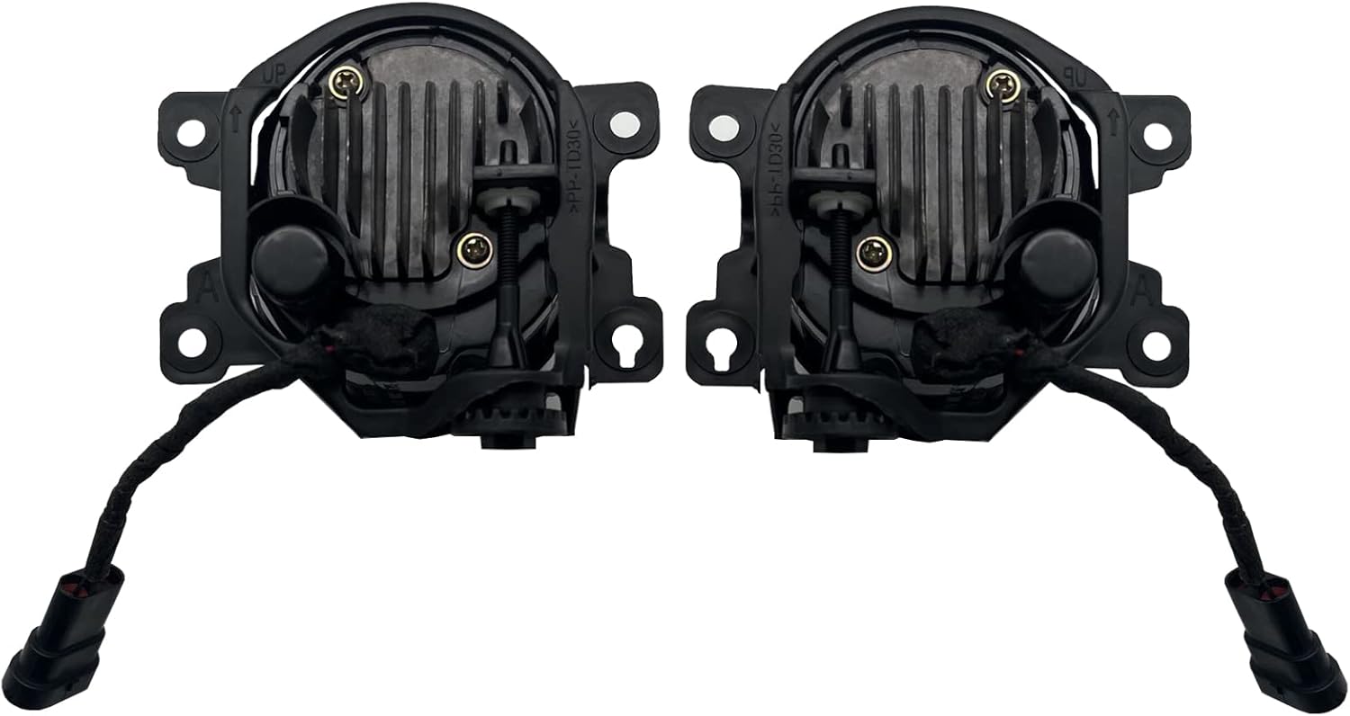 OKSIWA LED Fog Lights Assemblies Compatible With 2013-2021 Civic, 2015-2020 Fit, 2019-2020 HR-V, 2013-2015 Accord Front Bumper Fog Lights