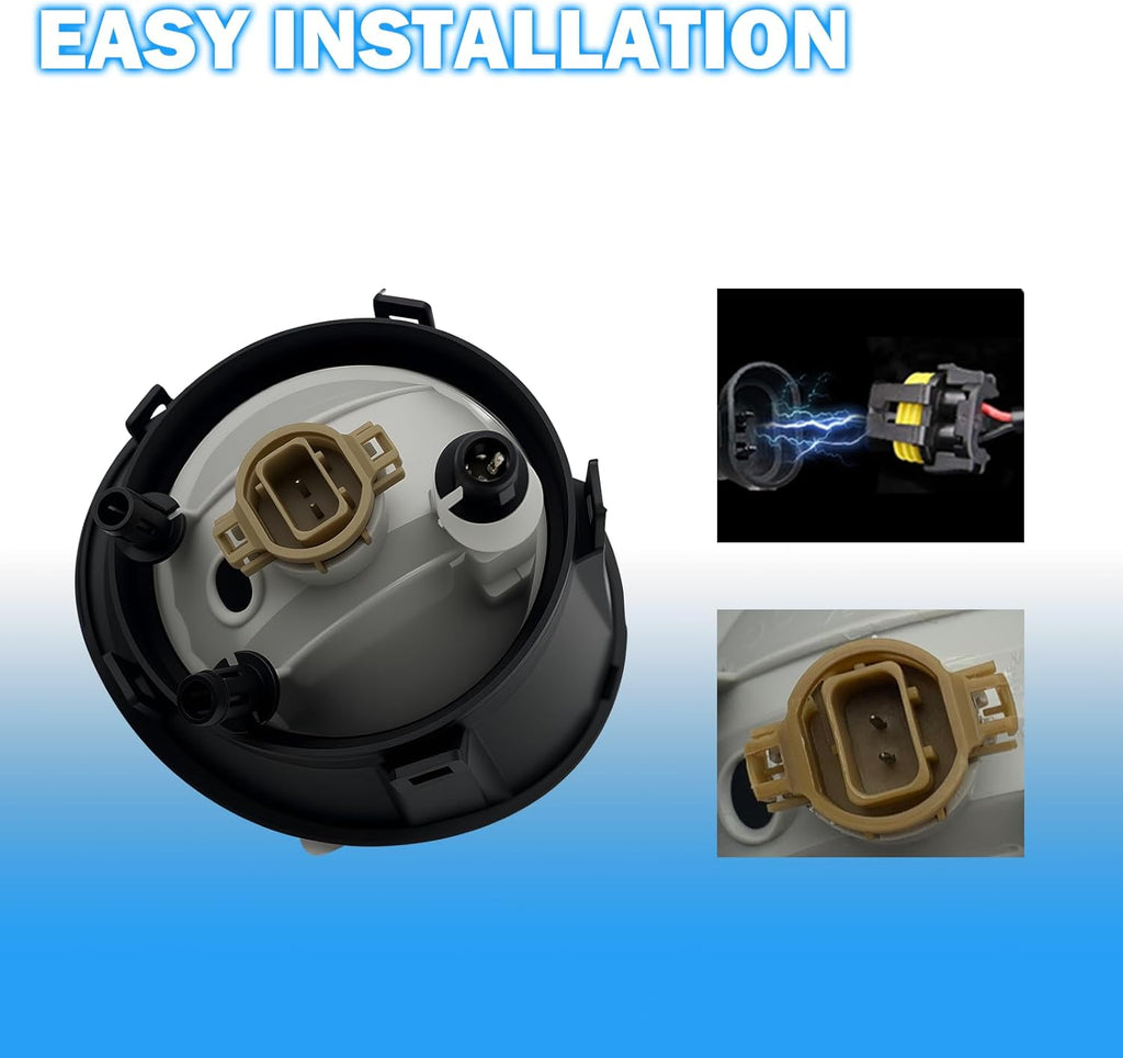 DOT Compliant Halogen Fog Lights for 2010-2013 Chevy Camaro Plug & Play