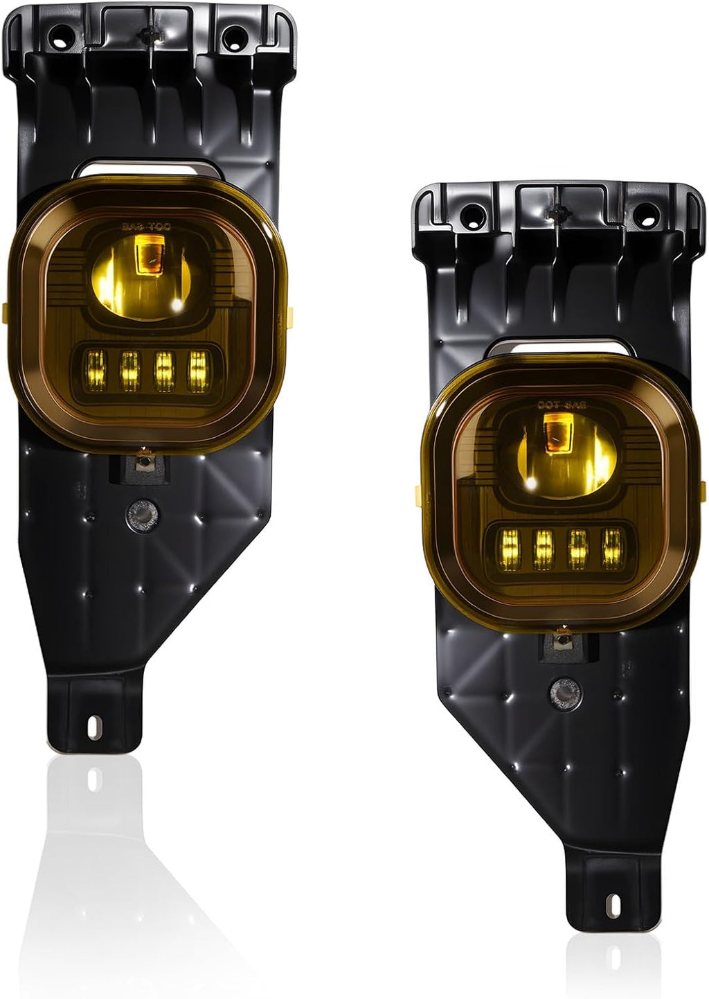 OKSIWA LED Fog Lights for 2005 2006 2007 Ford F250 F350 F450 F550 Super Duty,2005 Excursion,Bumper Driving Fog Lamp -Yellow lens