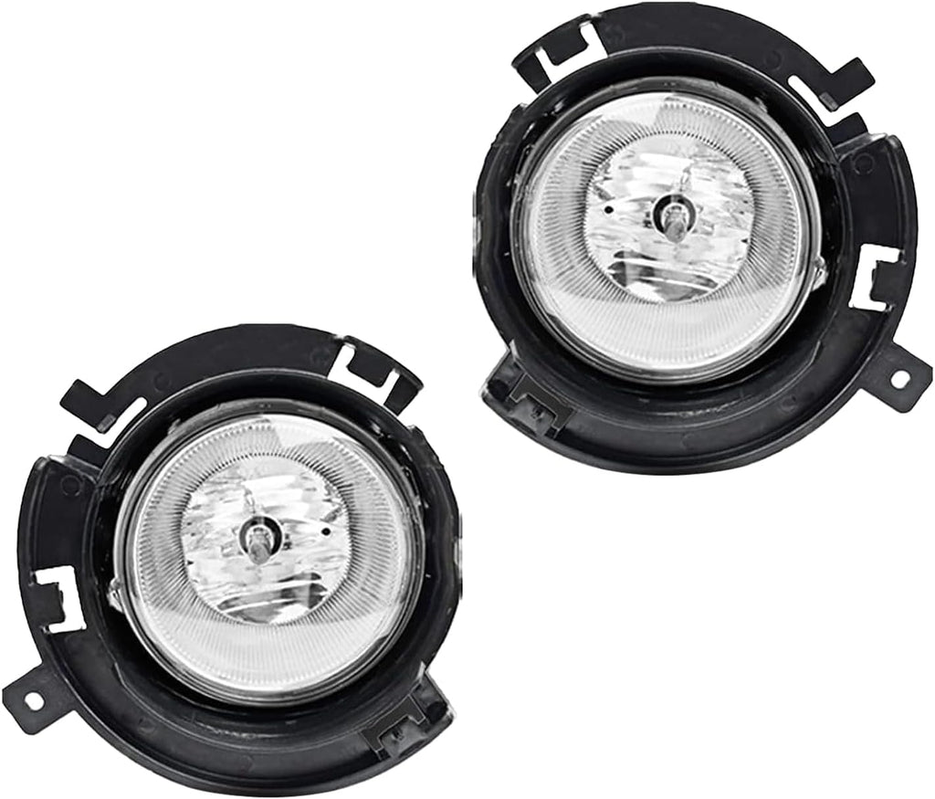 OKSIWA Fog Light Assembly Fit For Dodge Durango 2011 2012 2013 Front Bumper Driving Fog Lamps with H10 12V 42W Halogen Bulbs