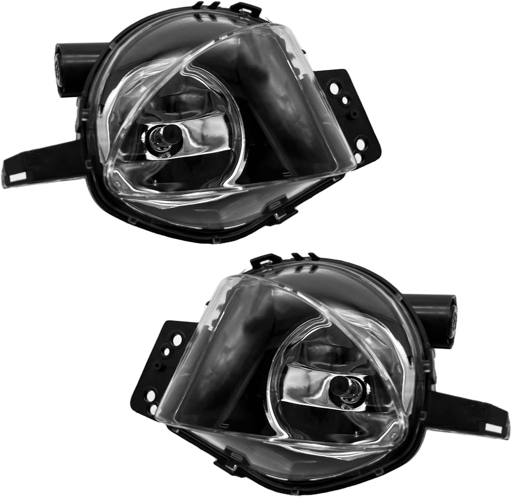 OKSIWA Fog Lights Assemblies Compatible With 2006 2007 2008 BMW E90 3 Series 323i/325i/325xi/330i/330xi/335i/335xi/328i/328xi Front Bumper Fog Lights halogen