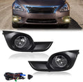 OKSIWA Fog Lights Assembly Replacement For 2013 2014 2015 Altima Fog Light Replacement with 12V 55W H11 Bulbs Wiring Harness and Switch