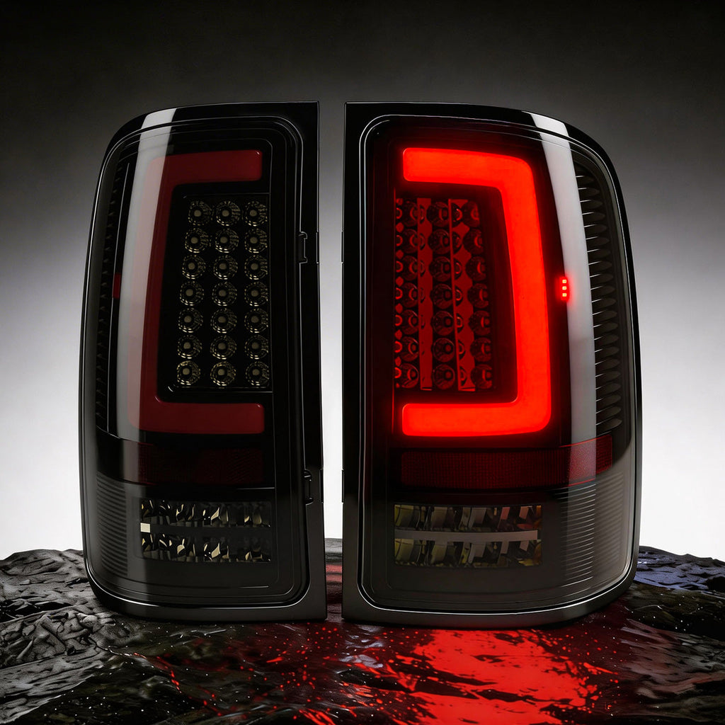 LED Tail Lights for 2007-2013 GMC Sierra 1500/2500HD/3500HD Waterproof Plug & Play