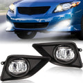 OKSIWA LED Fog Lights Compatible with 2008-2010 Toyota Corolla Bumper Driving Fog Lamps Assemblies with Switch and Wiring Harness