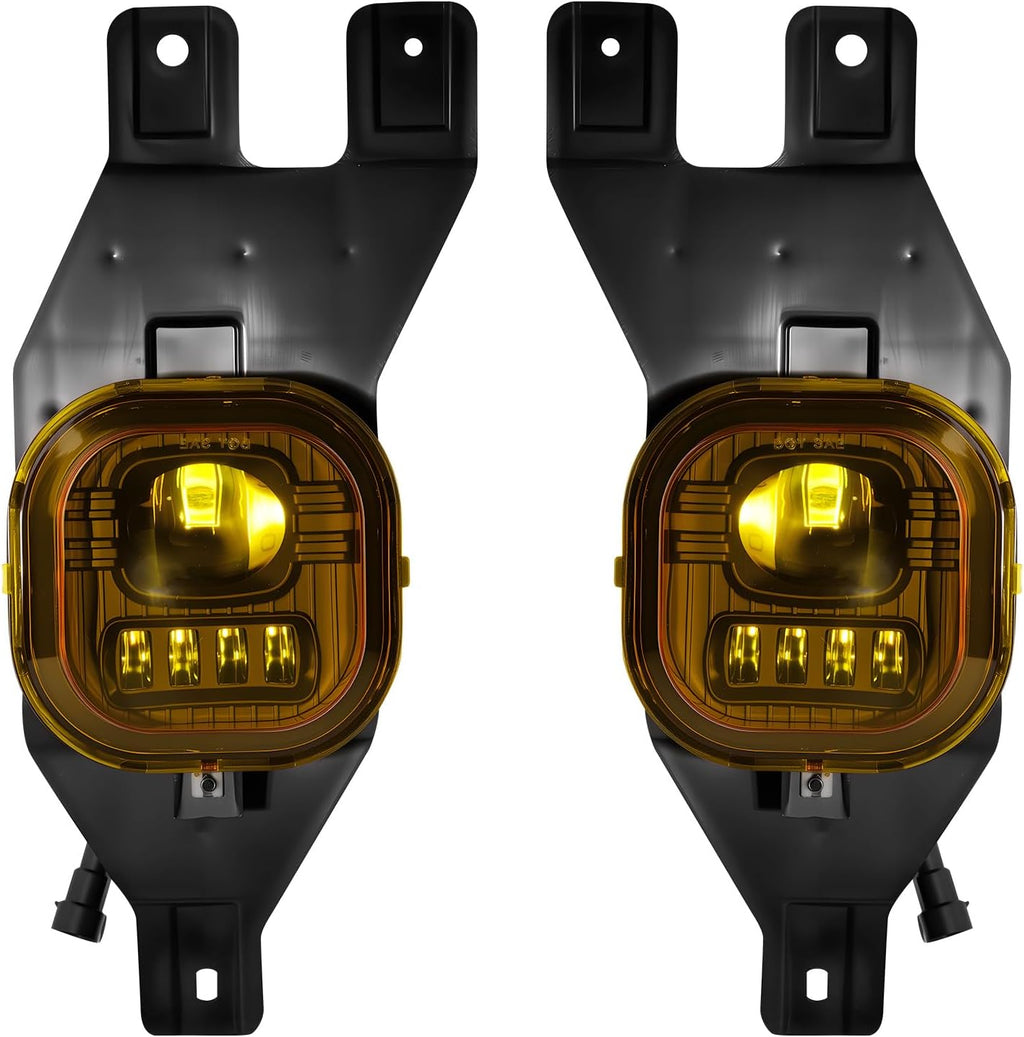 OKSIWA LED Fog Lights Fit For 2001 2002 2003 2004 Ford F-250/ F-350/ F-450/ F-550 Super Duty/2001 2002 2003 2004 Ford Excursion, A Pair Of Fog Lamps