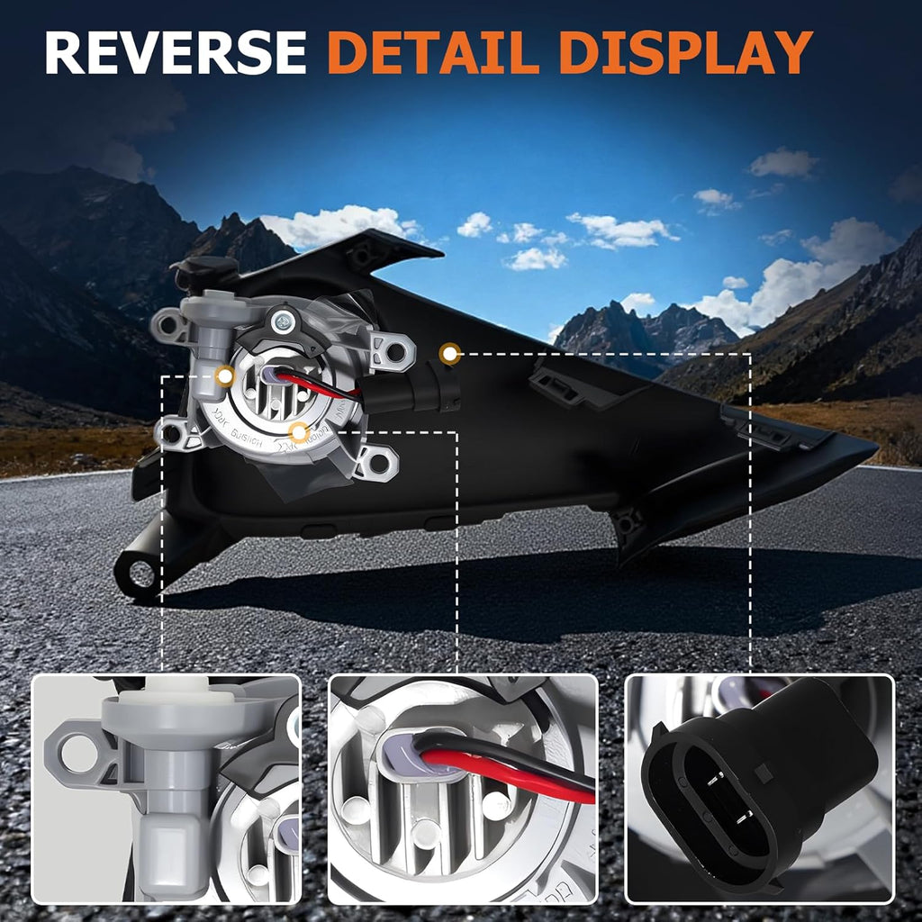 OKSIWA Led Fog Lights Compatible with 2019-2022 Corolla Hatchback Front Bumper Fog Lamp with DRL