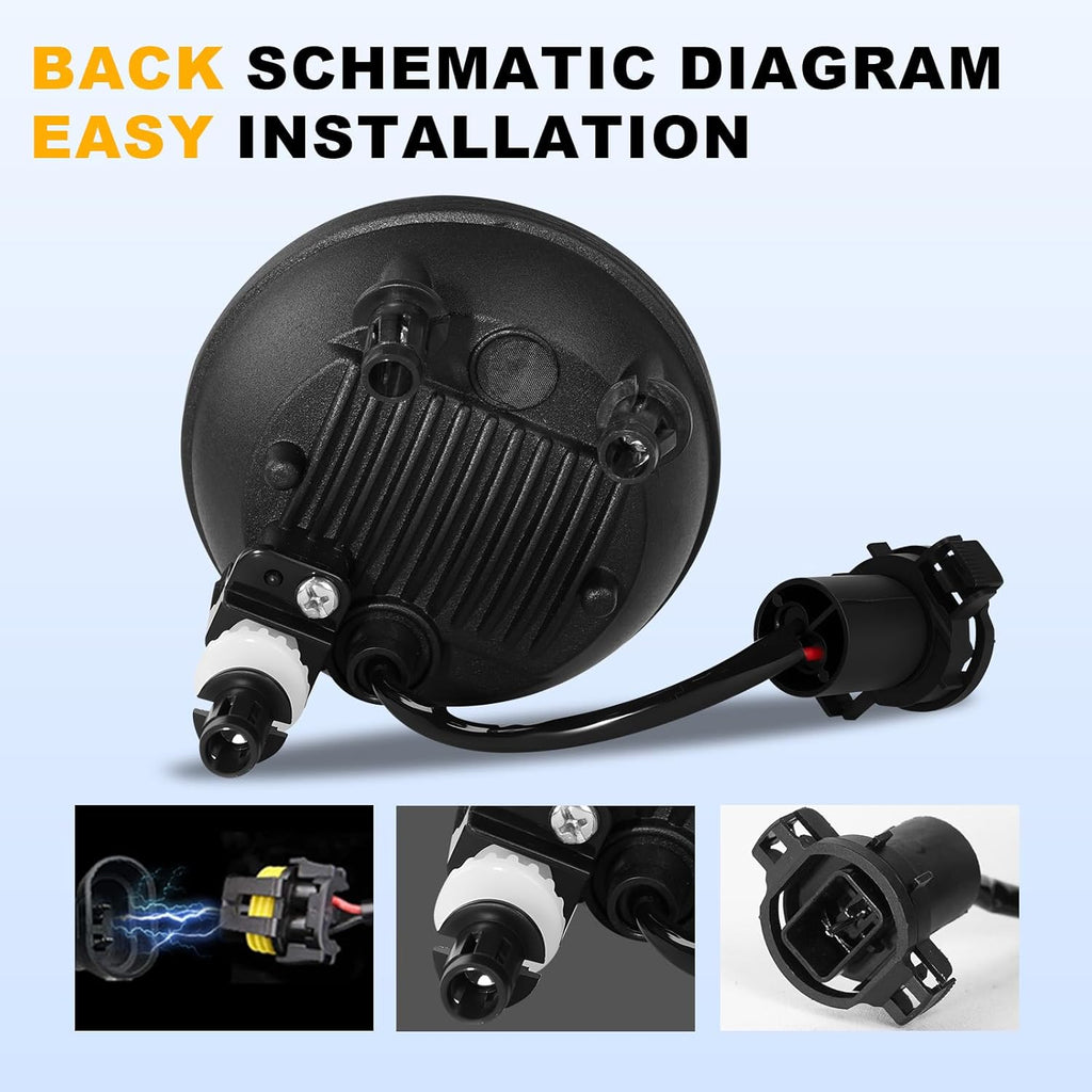 DOT Compliant Yellow LED Fog Lights for 2010-2013 Chevy Camaro Plug & Play