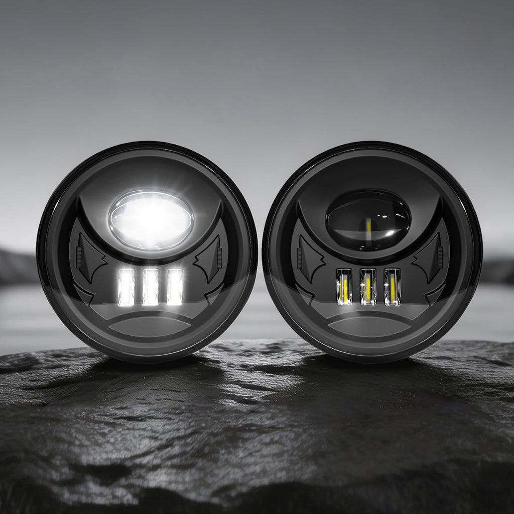 OKSIWA LED Fog Lights Fit for 2005-2011 Tacoma,2007-2013 Tundra,2004-2006 Solara,2008-2015 Sequoia Clear Lens 1Pair Upgraded Modified Fog Lamps Assembly
