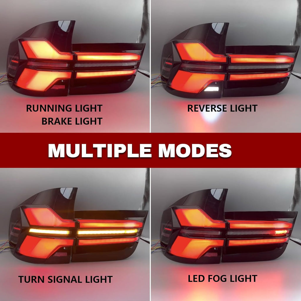 LED Tail Light Assembly for 2007-2013 BMW X5 E70 Direct Replacement 1 Pair