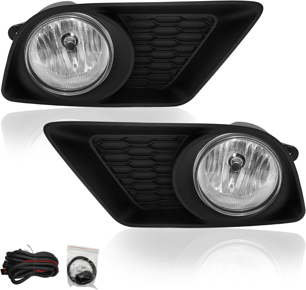 OKSIWA Fog Lights Assembly Compatible with 2011 2012 2013 2014 Dodge Charger with Switch and Wiring Kit