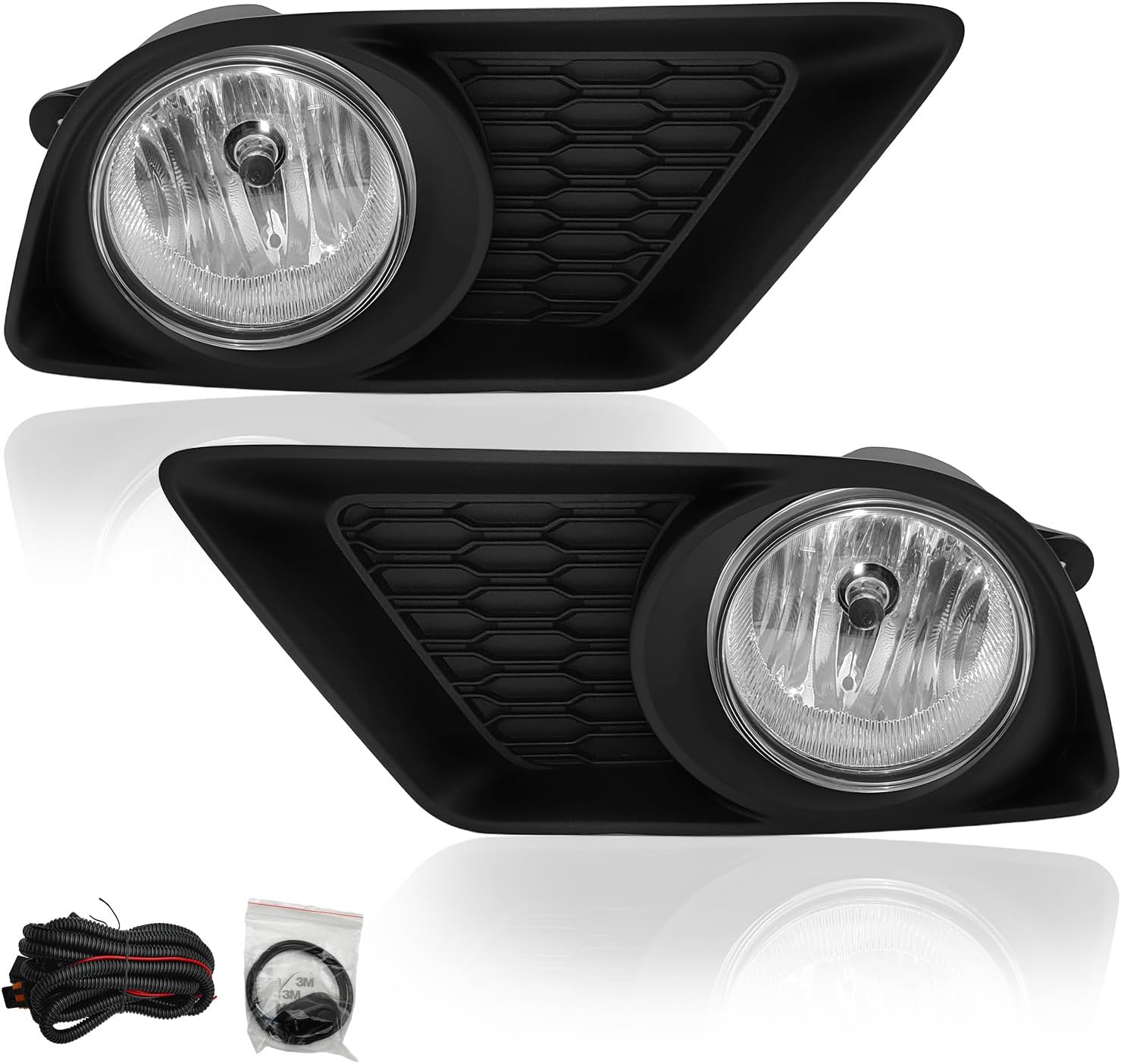 OKSIWA Fog Lights Assembly Compatible with 2011 2012 2013 2014 Dodge Charger with Switch and Wiring Kit