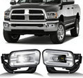 OKSIWA LED Fog Lights Assembly Fit for Ram 1500 2009-2012,Dodge Ram 2500 2010-2018,Dodge Ram 3500 2012-2018 Replacement For Original Truck Bumper Fog Lamps Replacement,DOT Certified- 1Pair