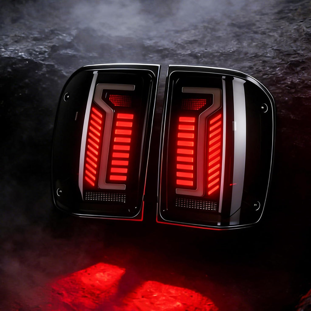 Animated Sequential LED Tail Lights Smoked for 2001-2011 Ford Ranger Plug & Play