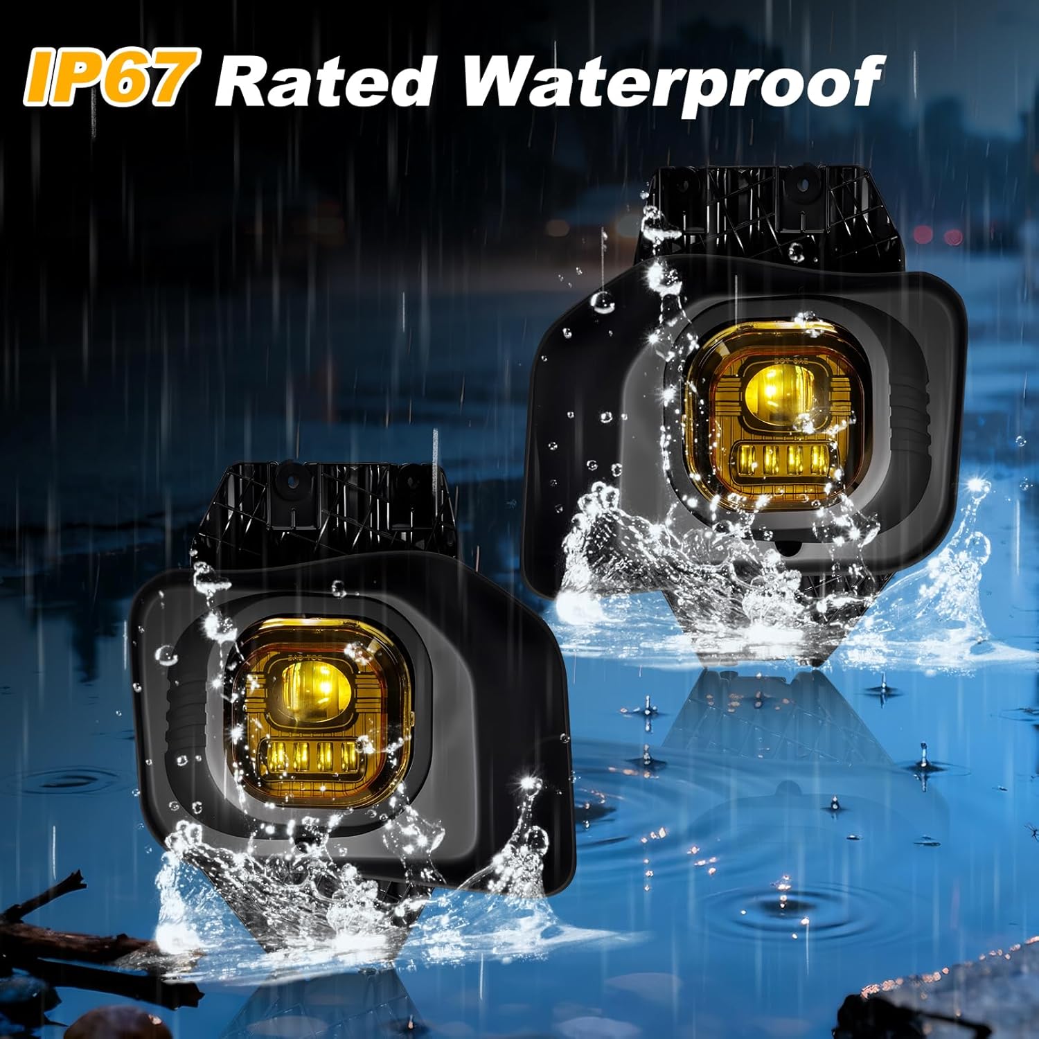 OKSIWA LED Fog Lights for 2011 2012 2013 2014 2015 2016 Ford F250 F350 F450 Super Duty Driving Lamps LED Assembly Set L&R Side