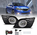 OKSIWA Fog Lights Assembly Compatible with 2016 2017 2018 2019 Sentra Replacement H11 12V 55W Halogen Bulbs