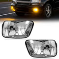 OKSIWA Fog Lights Assembly Compatible With 2002-2009 Trailblazer/2003-2008 Ascender Front Bumper Lights Driving Fog Lamps Left Driver and Right Passenger Side