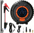 Jump Starter with Tire Inflator, 8000mAh Car Battery Jumper, 150PSI Air Compressor, Power Bank & LED Light for Cars Trucks Bikes