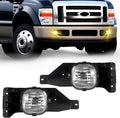 OKSIWA Fog Lights Assembly Compatible With 2005-2007 Ford F250 F350 F450 F550 Super Duty, 2005 Excursion Front Bumper Driving Fog Lamp Kits Clear lens