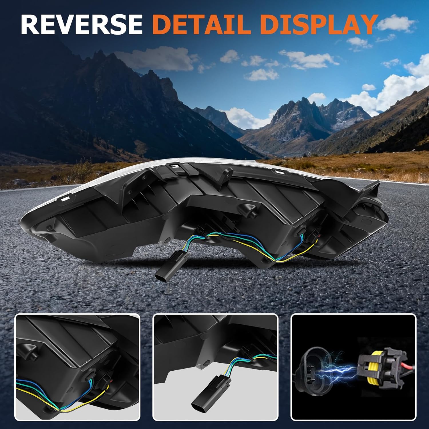 OKSIWA Fog Lights Compatible with 2019-2023 Malibu Left Side Front Bumper Driving Lamps Fog Lamps Driver Side