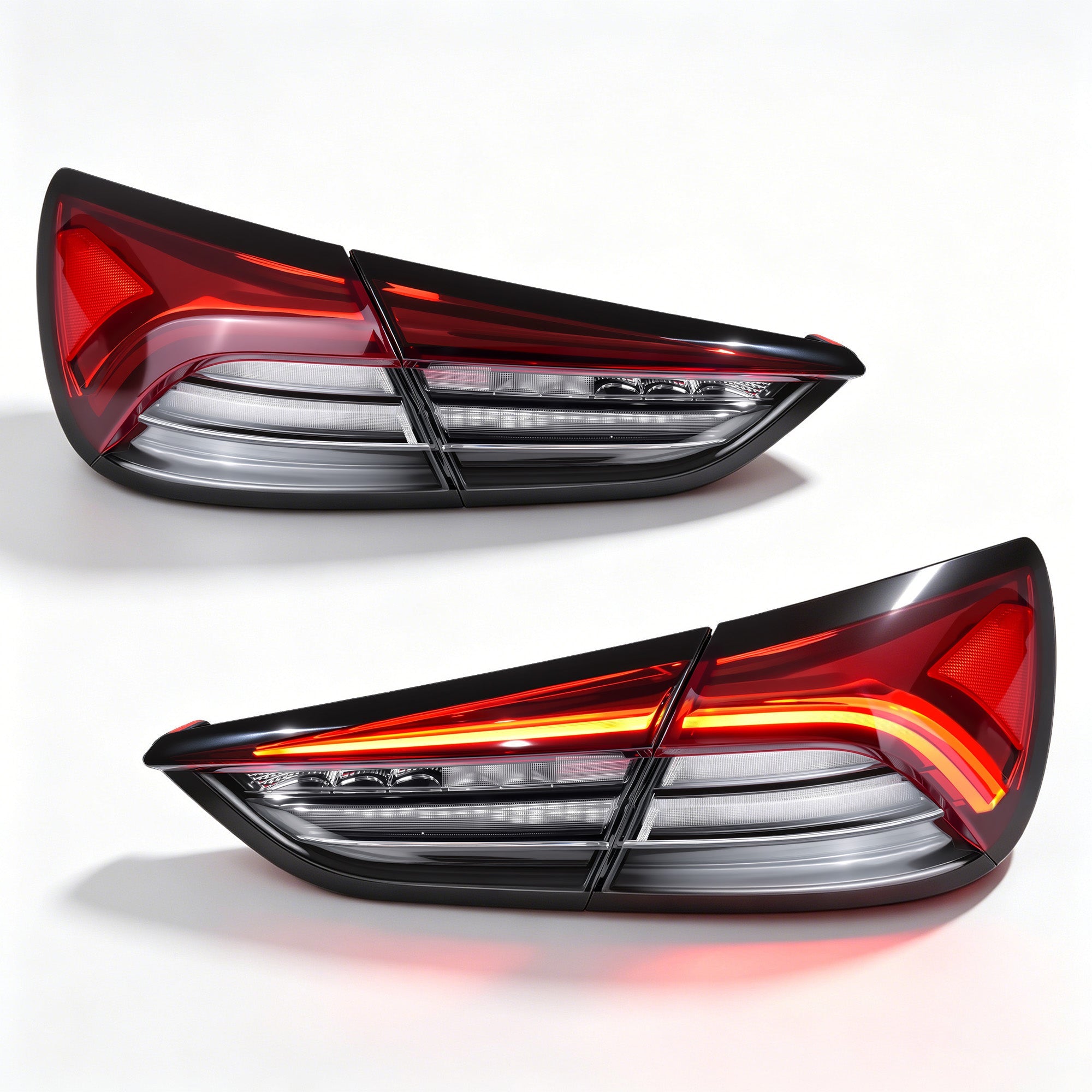 Sequential LED Tail Lights with Rear Fog Light for 2017-2022 Maserati Quattroporte Waterproof Plug & Play  1 Pair