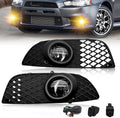 OKSIWA Fog Lights Compatible with 2007-2015 Mitsubishi Lancer Bumper Driving Fog Lamps Assemblies with Switch and Wiring Harness