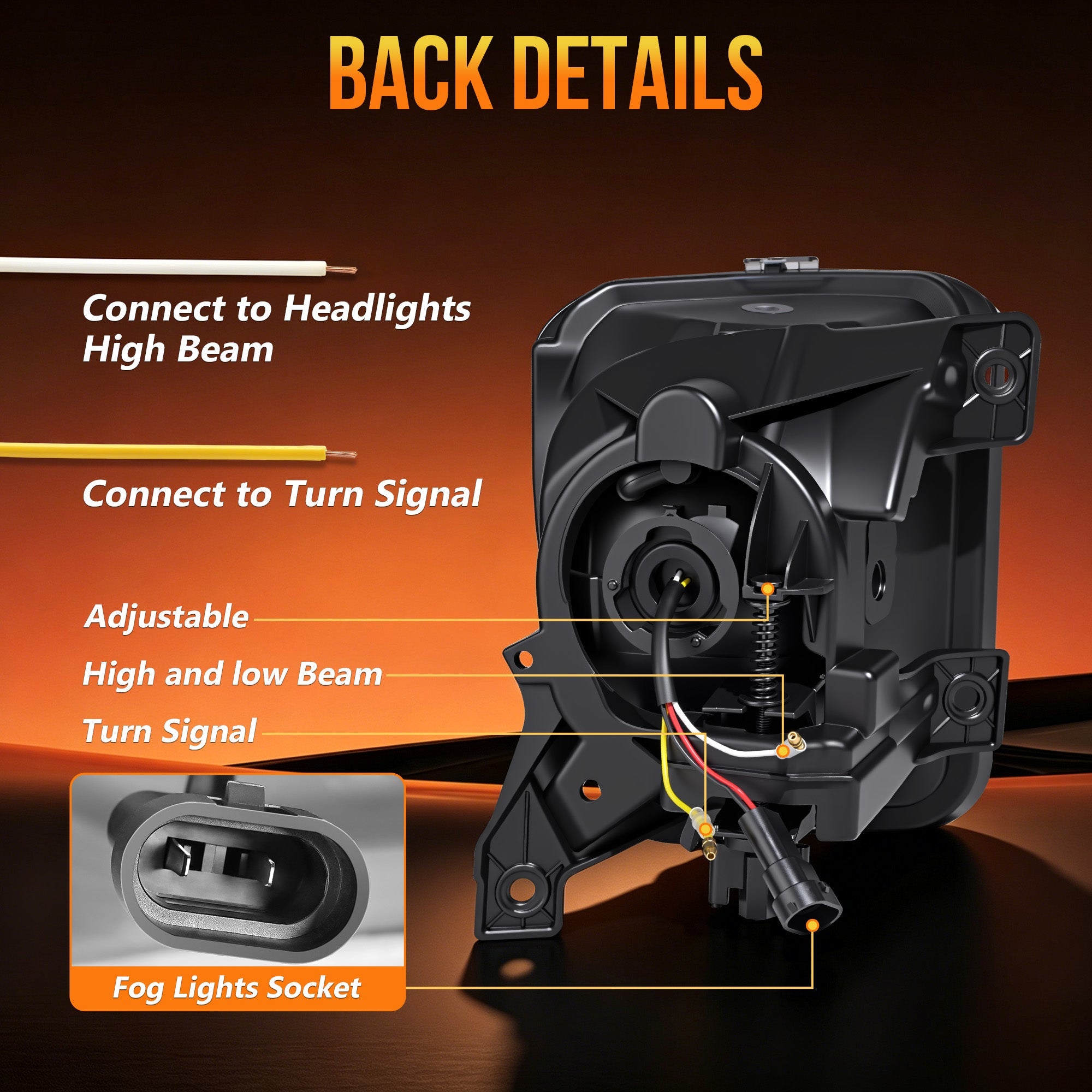 DOT Approved Sequential LED Fog Lights with Startup Animation for 2013-2018 Ram 1500 Clear Lens IP67 Waterproof Plug & Play 1 Pair