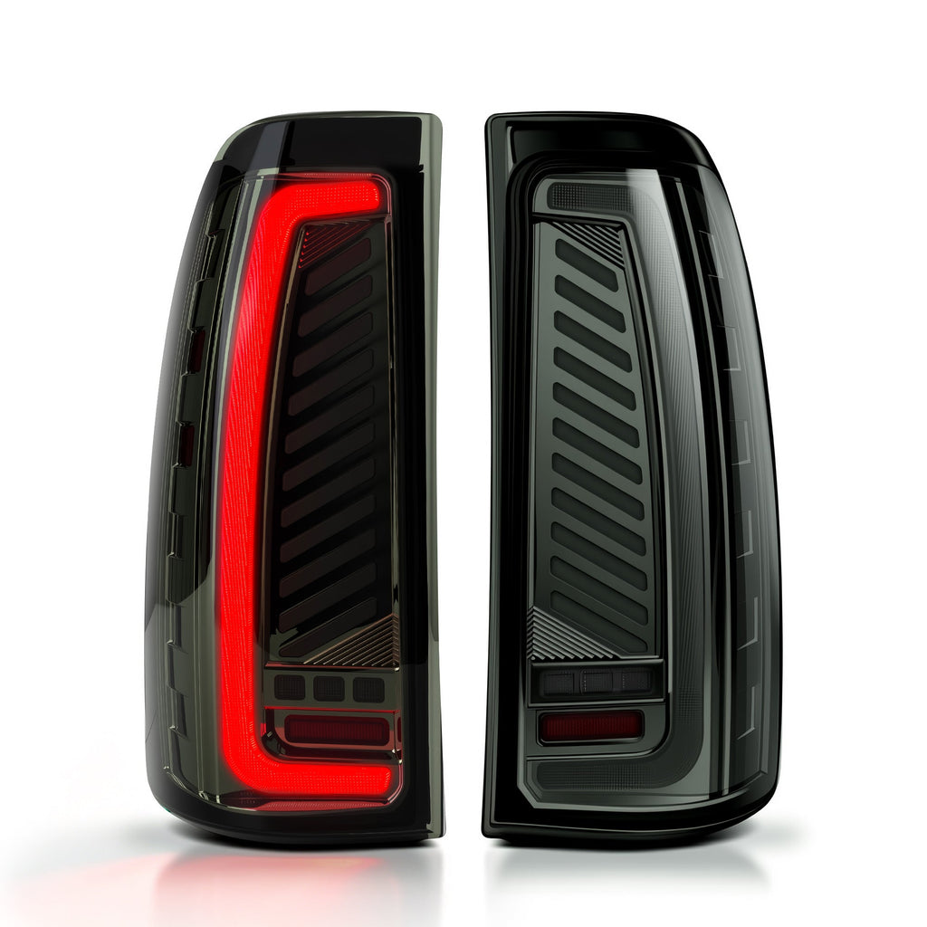 Animated Sequential Smoked LED Tail Lights for 2003-2006 Chevy Silverado Plug & Play