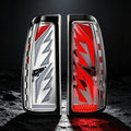 Sequential LED Tail Lights with Startup Animation for 1999-2006 GMC Sierra & 1999-2002 Chevy Silverado Clear Lens Plug & Play